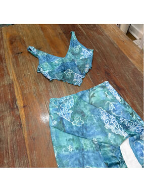 Crop top and skirt set